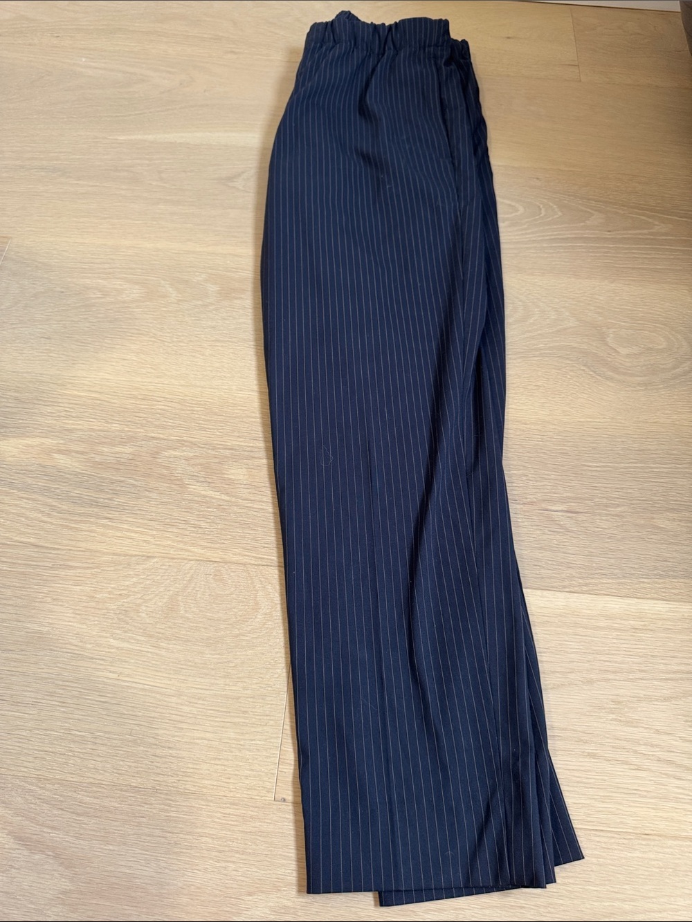Club Monaco Navy Pinstripe Pants